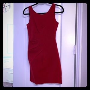 Red cocktail dress. 2.